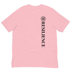 Anchor Strength T-shirt by Black Heart Tees Clothing – Symbolizing Resilience and Inner Strength (Front View, Pink)