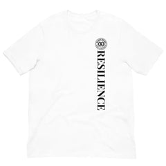 Anchor Strength T-shirt by Black Heart Tees Clothing – Symbolizing Resilience and Inner Strength (Front View, White)