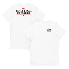 Built From Pressure Tee – White & Black