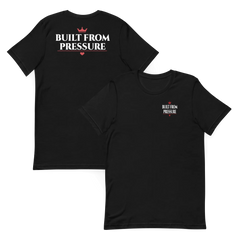 Built From Pressure Tee – White & Black