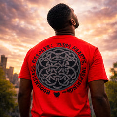 • Celtic eternal knot motivational t-shirt
• Eternal knot symbol shirt for strength and connection
• Unisex Celtic knot graphic tee
• Inspirational streetwear t-shirt with meaning