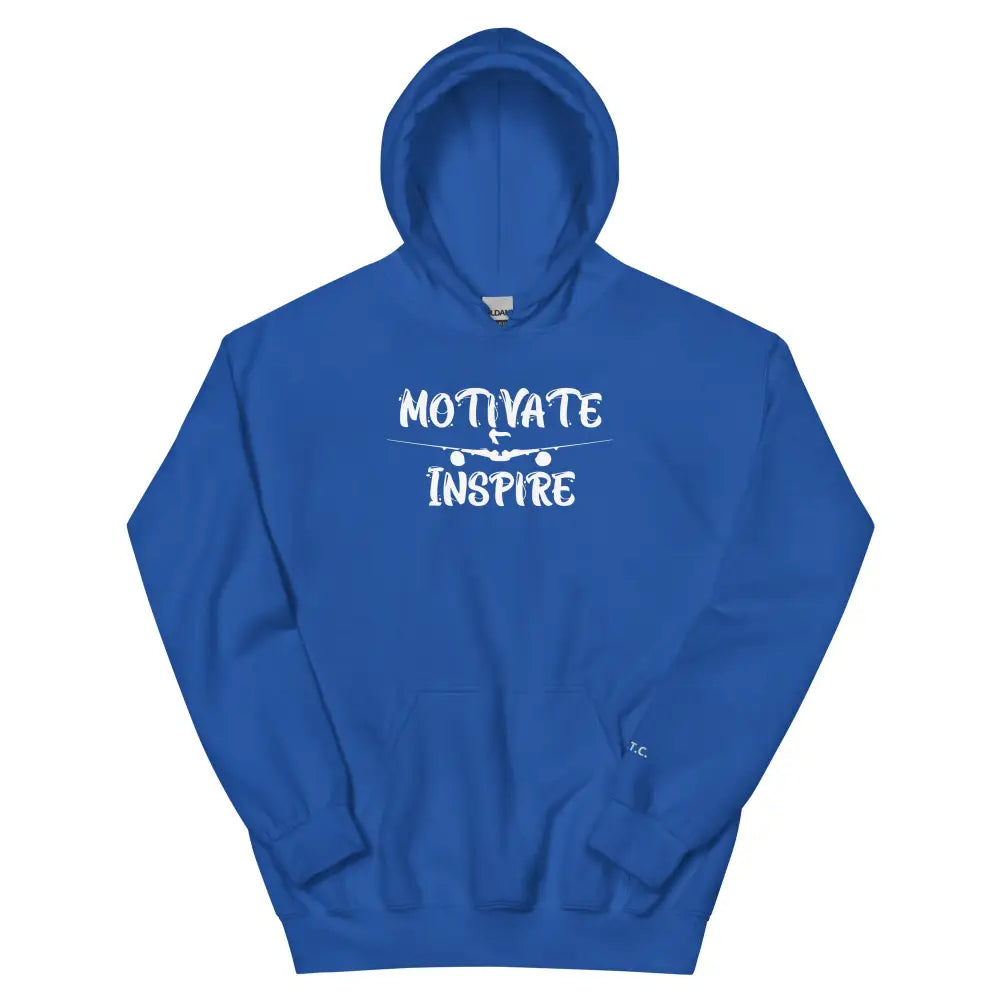 Motivate Inspire Empowerment Hoodie — Unisex Motivational Hoodie - Royal / S