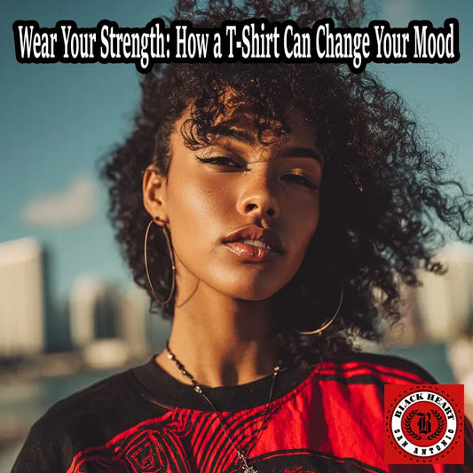 Black Heart Tees Resilience T-Shirt on model