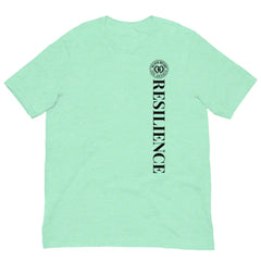 Anchor Strength T-shirt by Black Heart Tees Clothing – Symbolizing Resilience and Inner Strength (Front View, Mint)