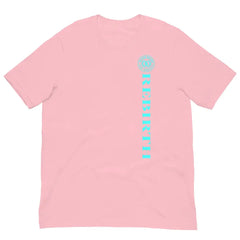Rebirth Phoenix Tee – Pink cotton t-shirt by Black Heart Tees Clothing featuring phoenix rising from ashes design, symbolizing strength, rebirth, and hope. (Front View)