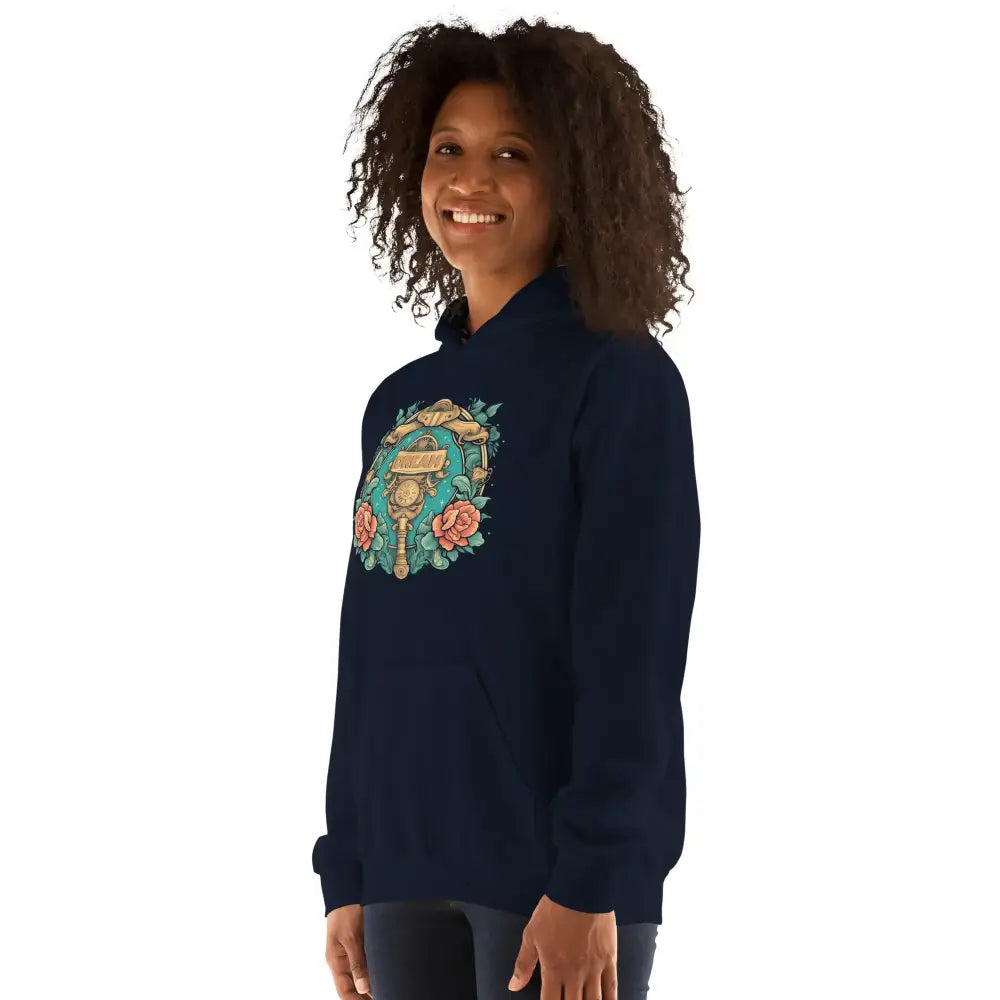 Women’s Dream Hoodie – Motivational Streetwear Pullover | Black Heart Tees